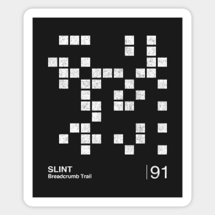 Slint / Breadcrumb Trail / Minimalist Graphic Fan Artwork Design Sticker